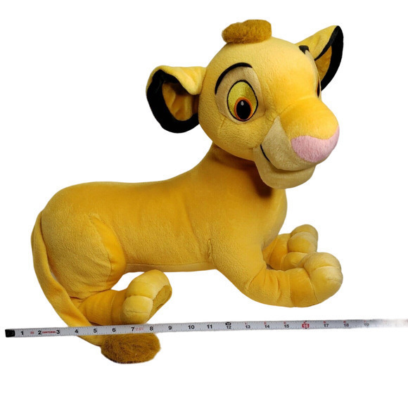 Disneys Simba Jumbo Lion King Plush Stuffed Animal 2002 Hasbro 076930102510 - Picture 7 of 10